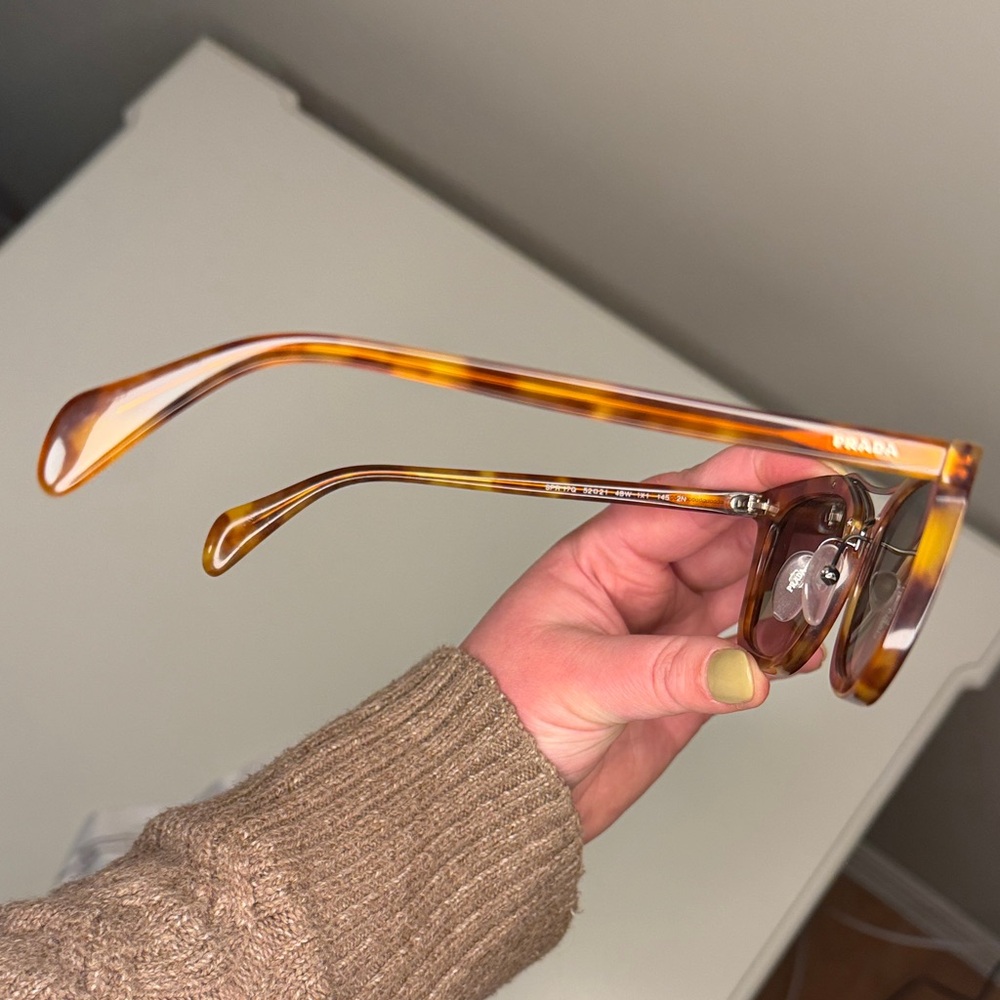 Prada Tortoise Shell Sunglasses - image 5